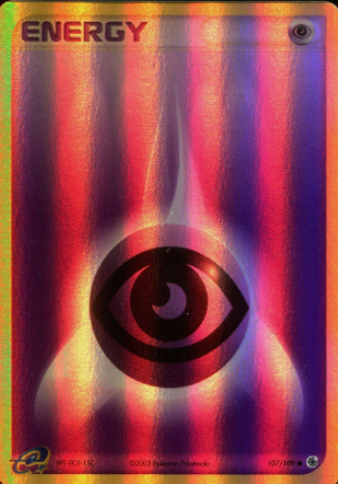 Producto - Psychic Energy - 107/109 - Pokemon Ex Ruby and Sapphire Reverse Holo
