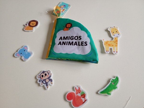 Producto - Libro de tela con abrojo para animalitos de la selva - 2