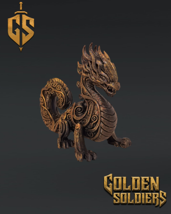 Producto - Dragon Tribal (Simil Bronce)