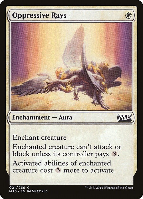 Producto - Oppressive Rays  Magic 2015 Core Set