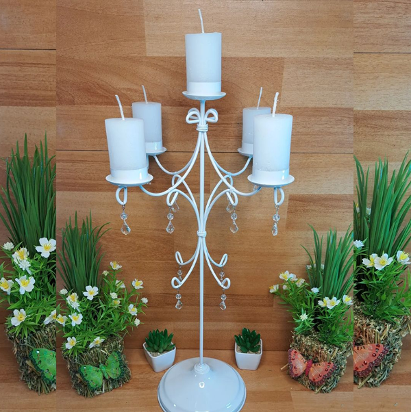 Producto - 10 candelabro centro de mesa  COD: A3