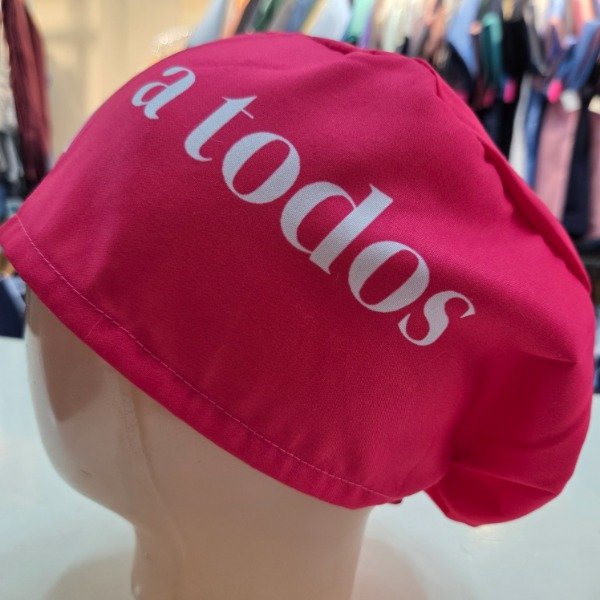 Producto - Cofia con Tirita  Los "Na" a Todos Rosa