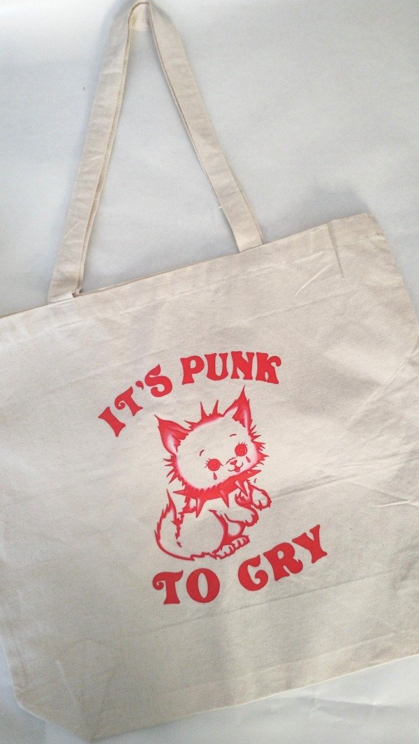 Producto - Bolsa Tote bag It's Punk To Cry