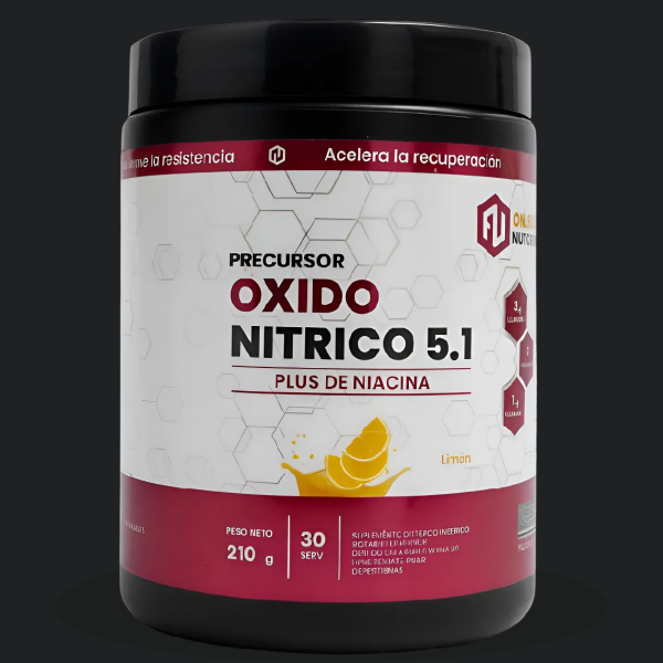 Producto - Oxido Nitrico 5.1 + Niacina 210 Grs One Fit Sabor Limon