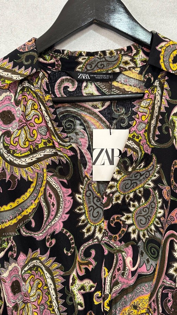 Producto - Vestido estampado midi Zara - 1