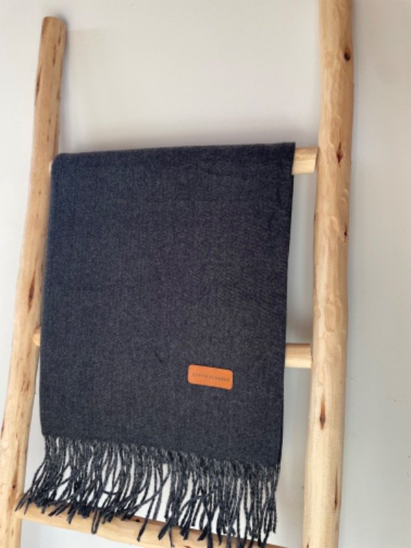 Producto - Ruana gris topo