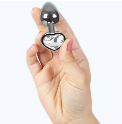 Producto - PLUG METAL ANAL CORAZÓN - s-m-l