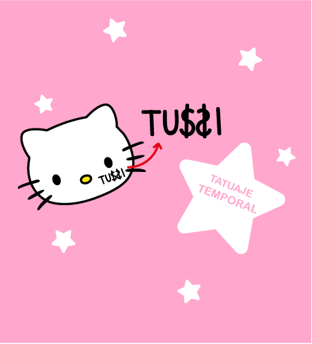 Producto - Tatuaje temporal TuSSi (Tussiwarriors)