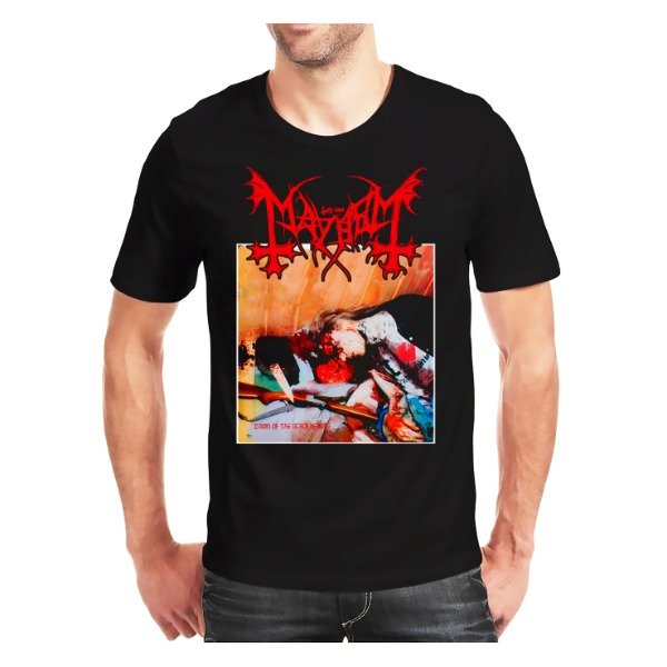 Remera mayhem dawn of the black hearts