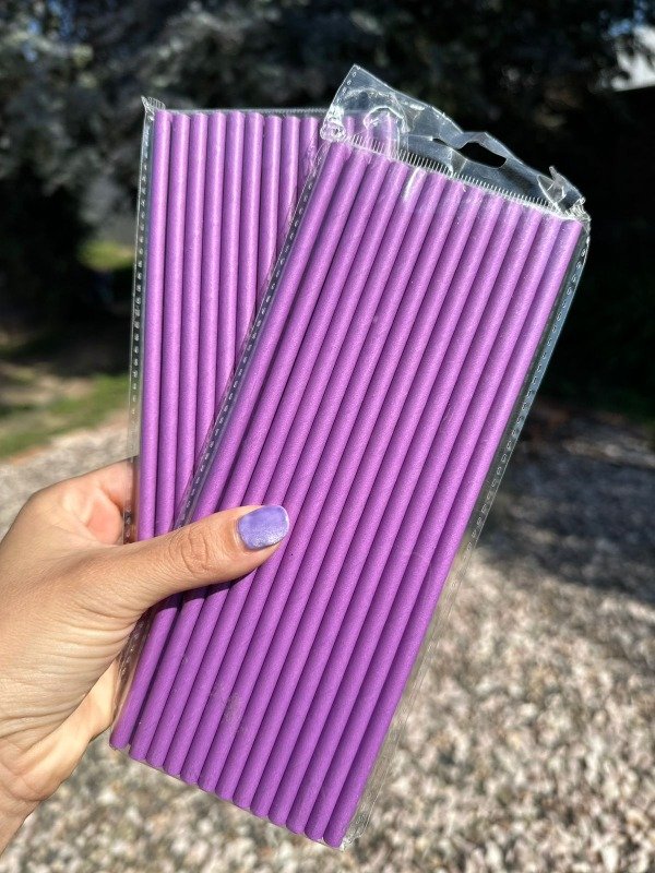 Producto - Sorbete Polipapel Liso x 24 LILA