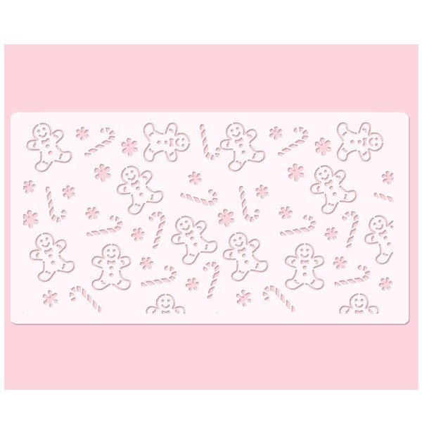 Producto - Stencil para Torta Navidad 1
