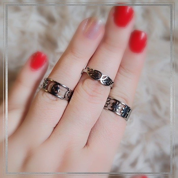 Producto - Anillo lunas y estrellas