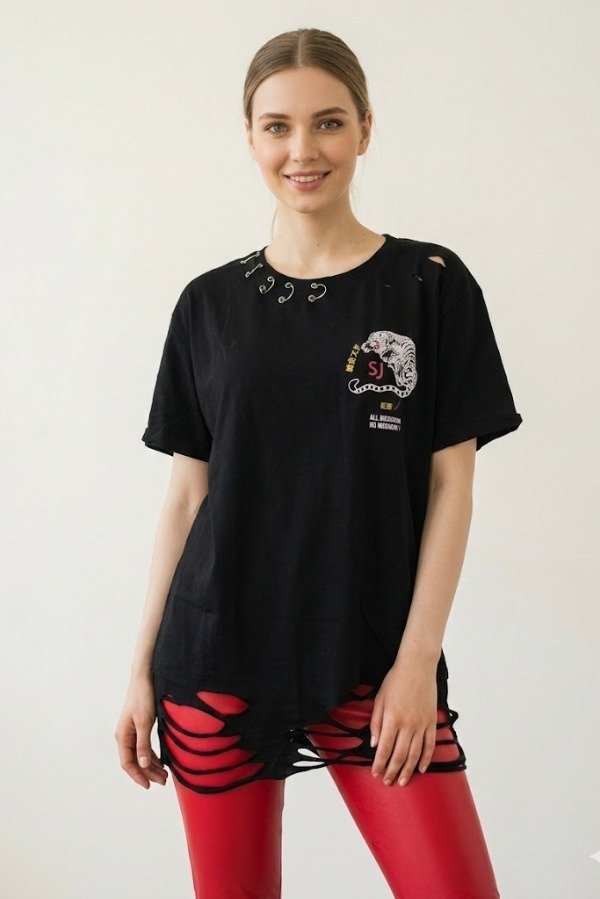 Producto - Remeron Distressed Negro