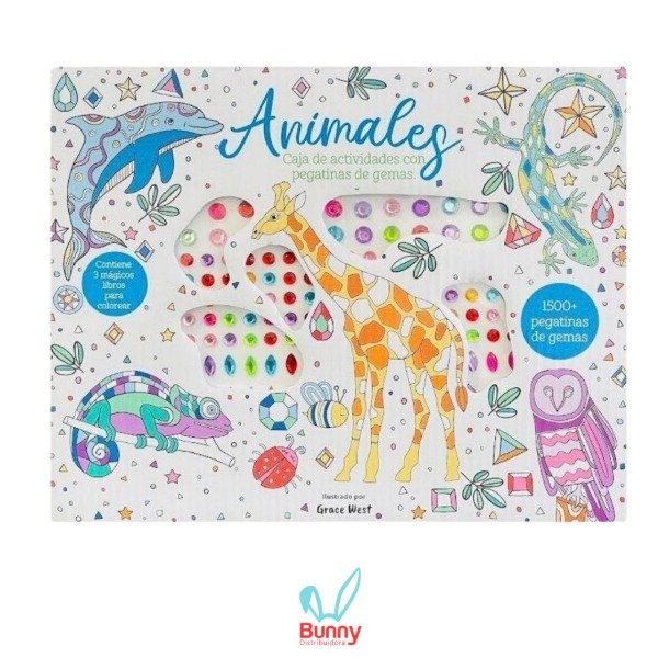 Producto - ANIMALES CAJA DE ACTIVIDADES CON GEMAS - 0
