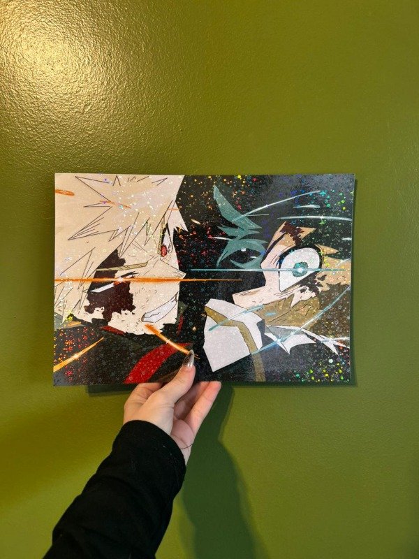 Producto - Bakugo y Deku Laminado Estrella