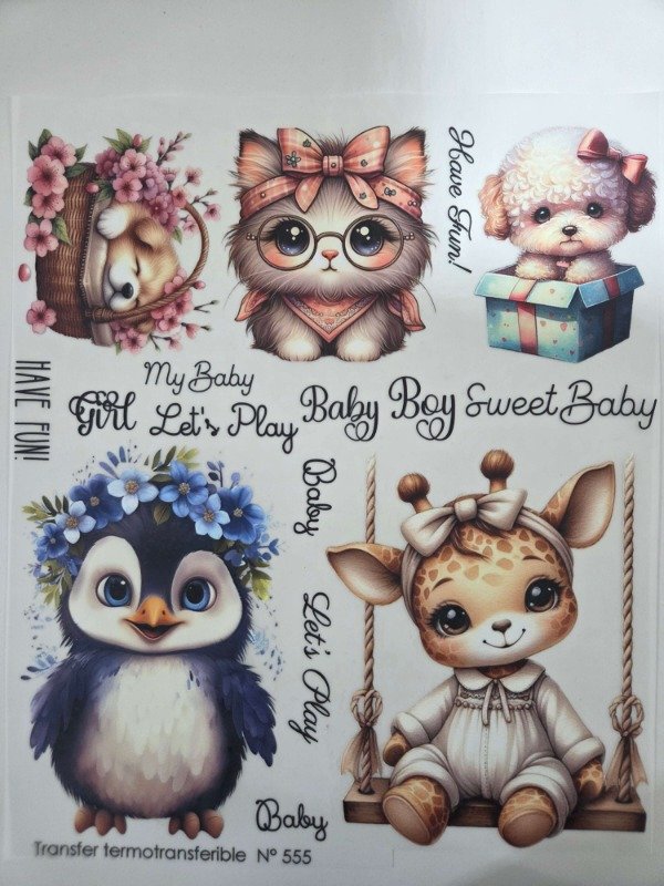 Producto - Transfer Termo AMIMALES BEBES