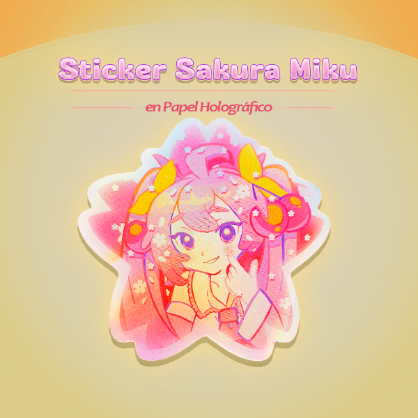 Producto - Sakura Miku (holo)