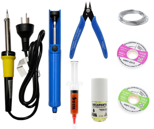Producto - Kit Soldador De Estaño Lápiz Punta 60w