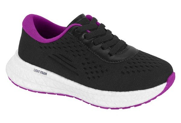 Producto - ZAPATILLA MOLEKINHA NEGRO/VIOLETA DEPORTIVA