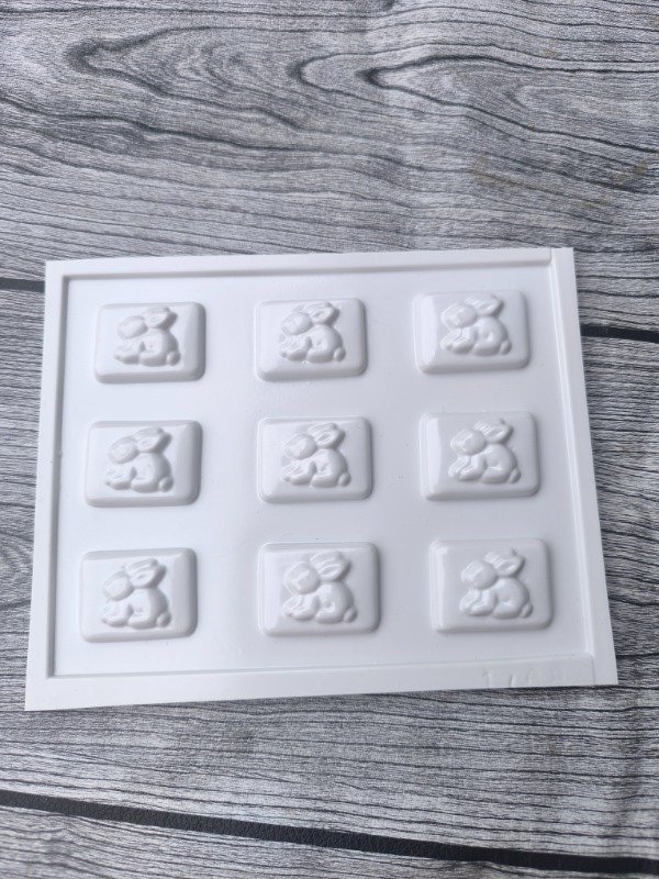 Producto - Placa de acetato chocolatin conejito mini