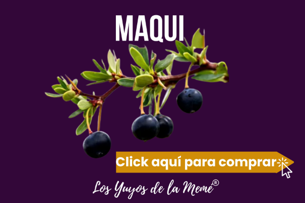 Producto - Maqui, cápsulas, gotas microdosis o doypack. Los Yuyos de la Memé