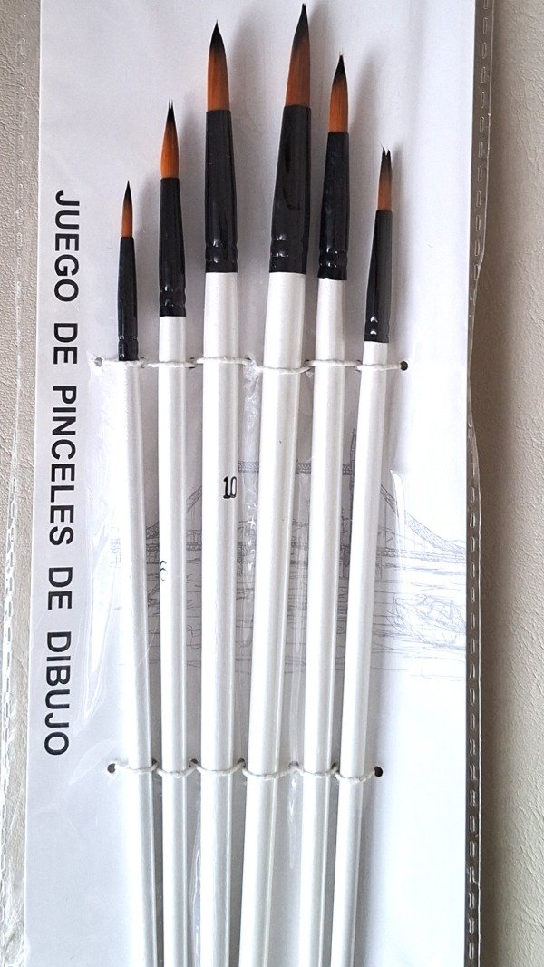 Producto - Pinceles artísticos x 6 u. - 2