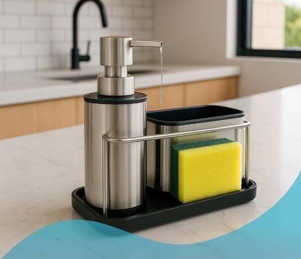 Producto - Dispenser detergente esponja cubiertos