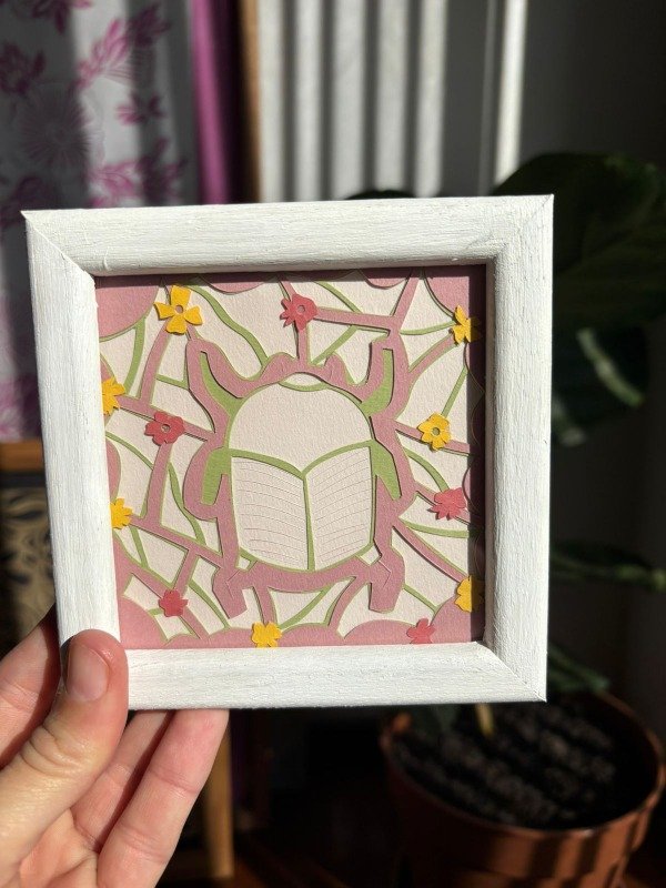 Producto - Escarabajo Enmarcado