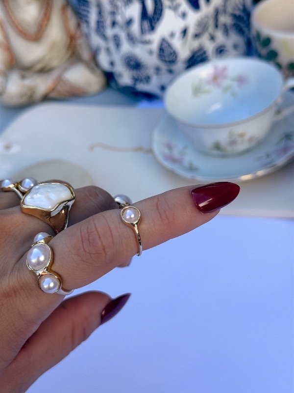 Producto - Anillo Perla Nácar Chica