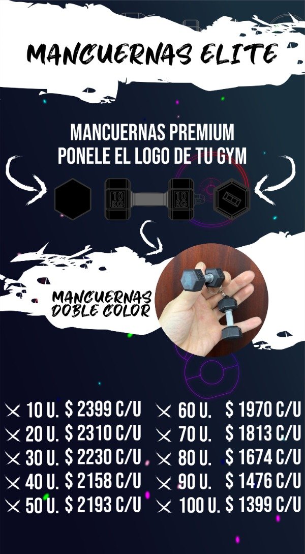 Producto - Mancuernas Elite