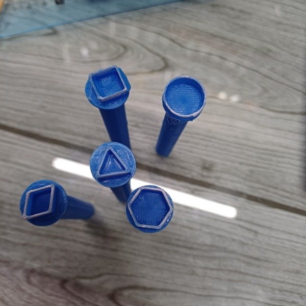 Producto - Punzones geometricos  x 5