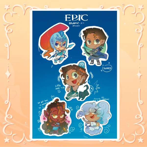 Producto - [Plancha de Stickers] EPIC 1