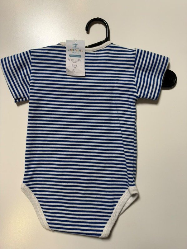 Producto - Body rayado azul Old Bunch 6 meses - 2