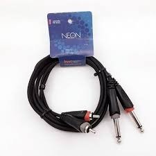 Producto - KWC NEON Cable 2 RCA a 2 PL mono 6.5 1.5m