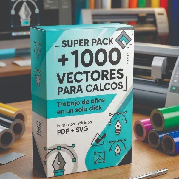 Producto - +1000 CALCOS VECTORIZADAS