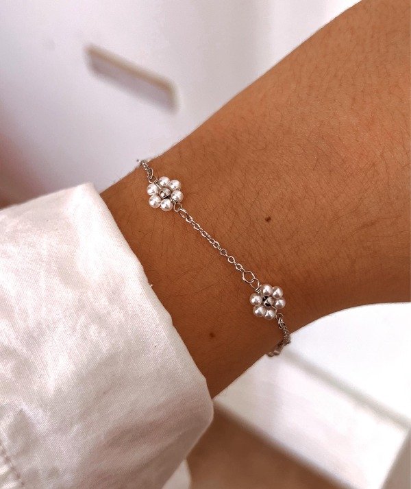 Producto - Pulsera Flowers Acero