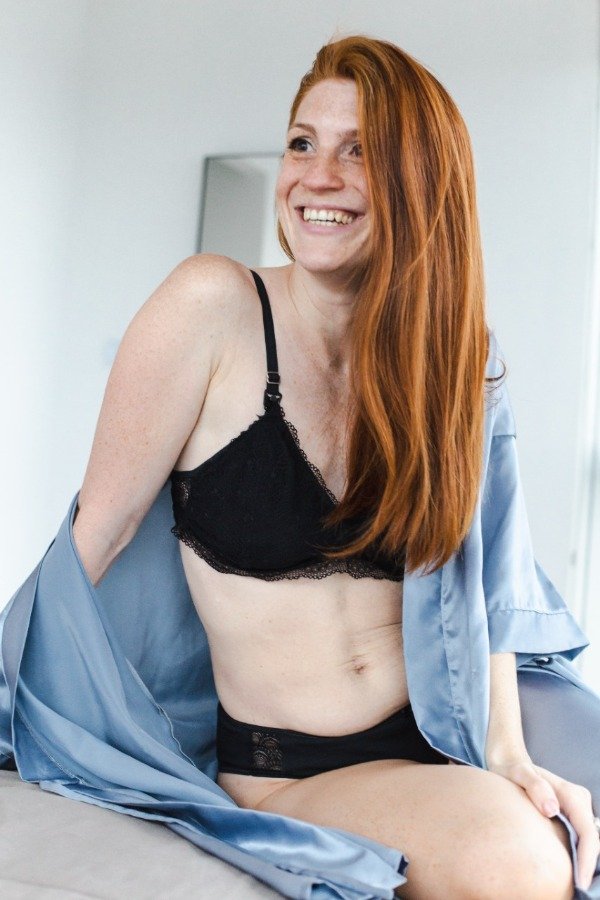 Producto - Bra Maternal Almendra color Negro - 3