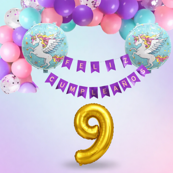 Producto - Set unicornio 60 piezas