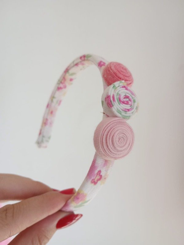 Producto - Vincha Rulito rosa