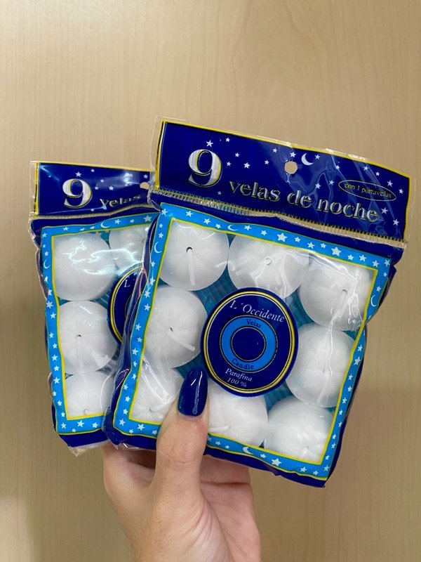 Producto - Velas de noche Occidente x9