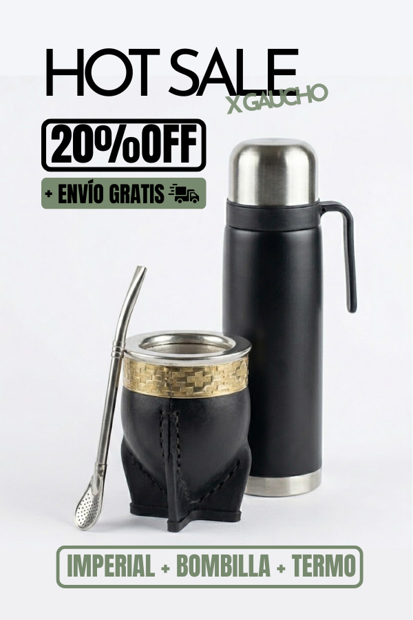 Producto - Mate Imperial + Termo + Bombilla.