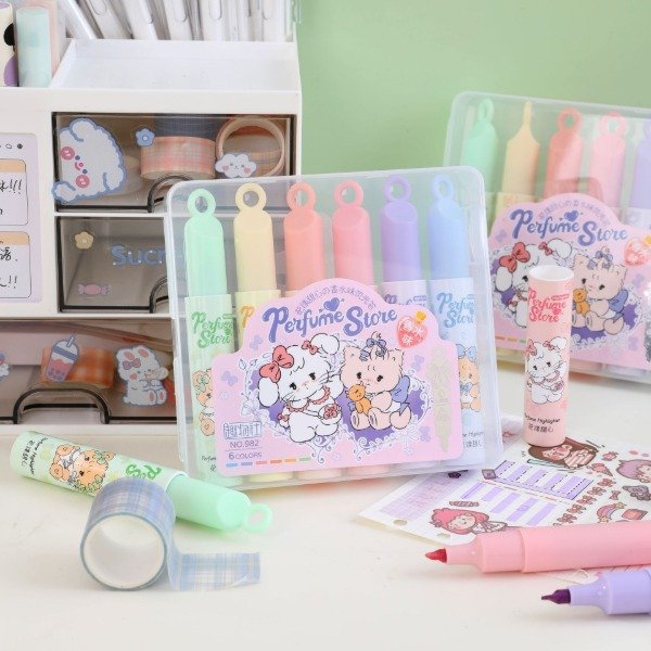 Producto - RESALTADOR FLUO 6COLOR NO.982