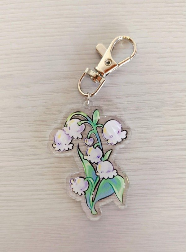 Producto - Llavero acrilico lirio del valle