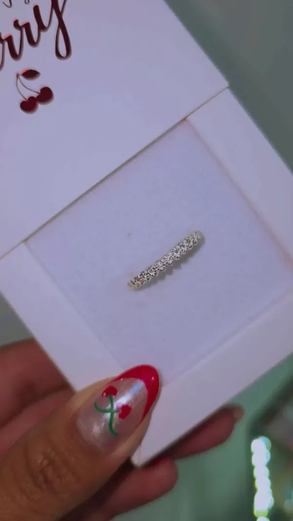 Producto - Anillo cubic gota media caña AB