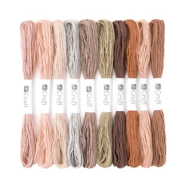 Producto - Set de hilos Natural 10 u