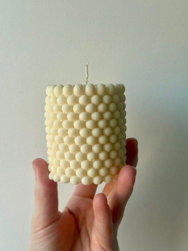 Producto - VELA CILINDRO BUBBLE