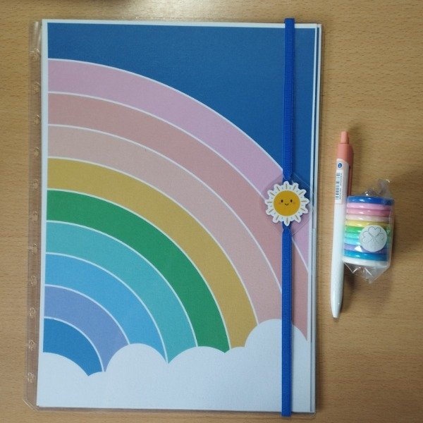 Producto - Cuaderno Arcoíris A4 con Discos - 3 al cubo - 0