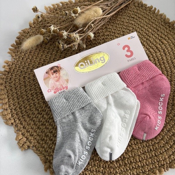 Pack de 3 medias, 6 meses a 24 meses