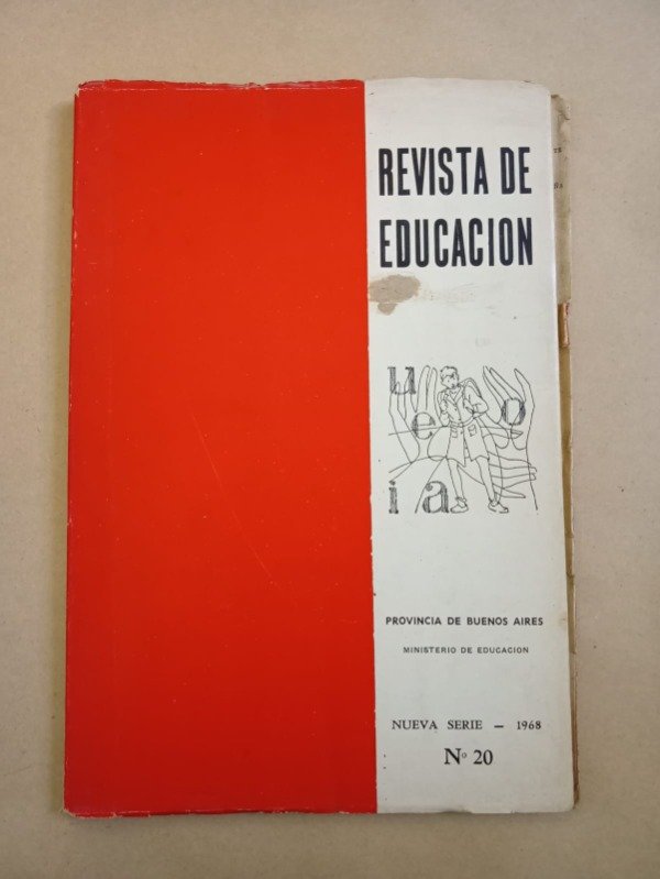 Producto - Revista de educación #20 - Autores varios - Ministerio de educación 1968 - 0