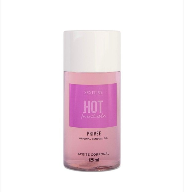 Producto - ACEITE PARA MASAJES SEXITIVE HOT INEVITABLE PRIVEE